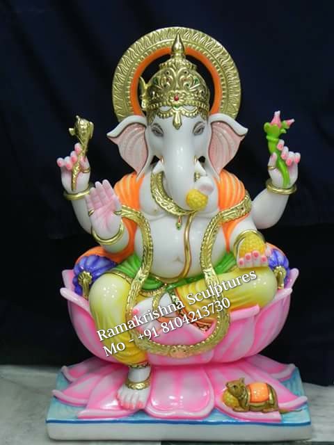 Ganesha Marble Statue