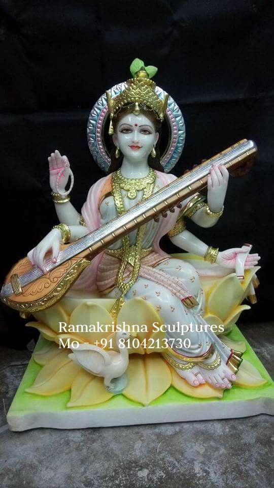 saraswati mata statue