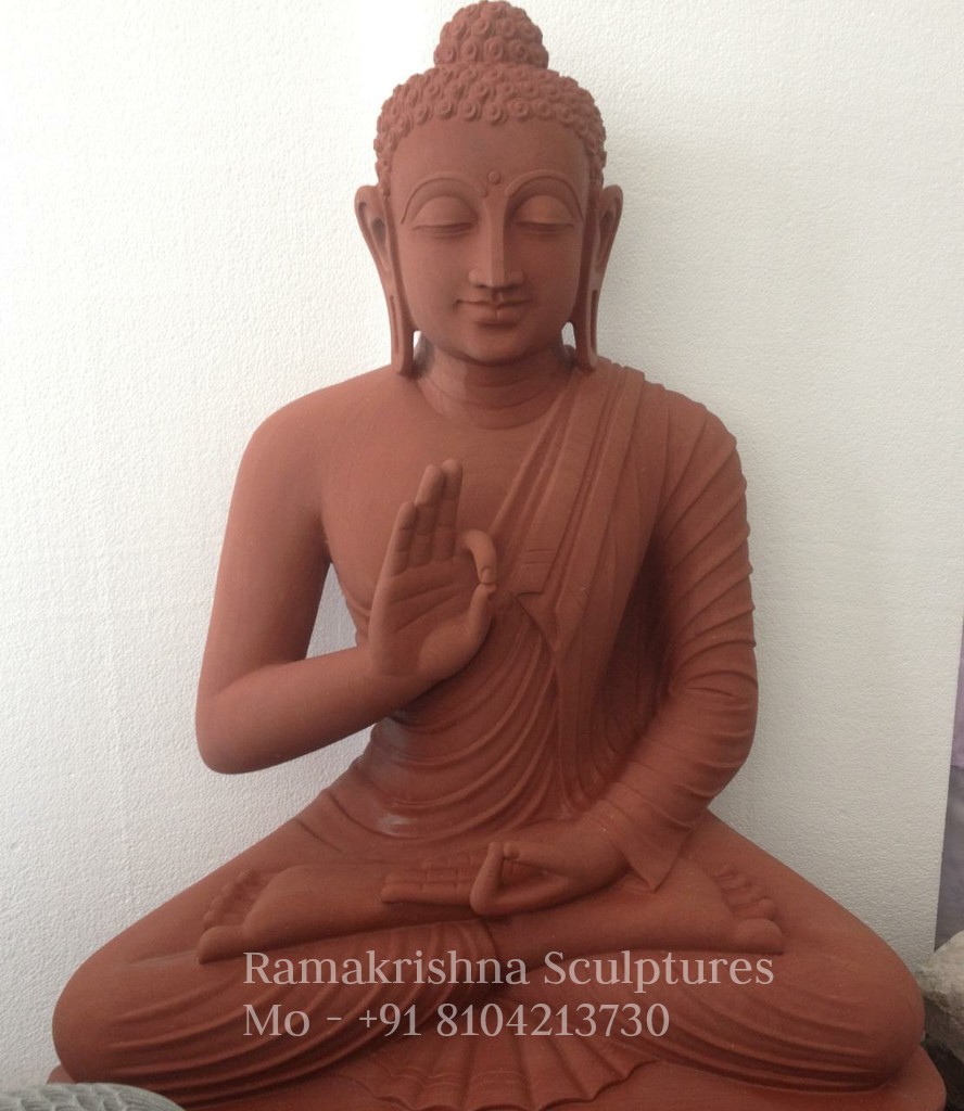 SandStone buddha statue