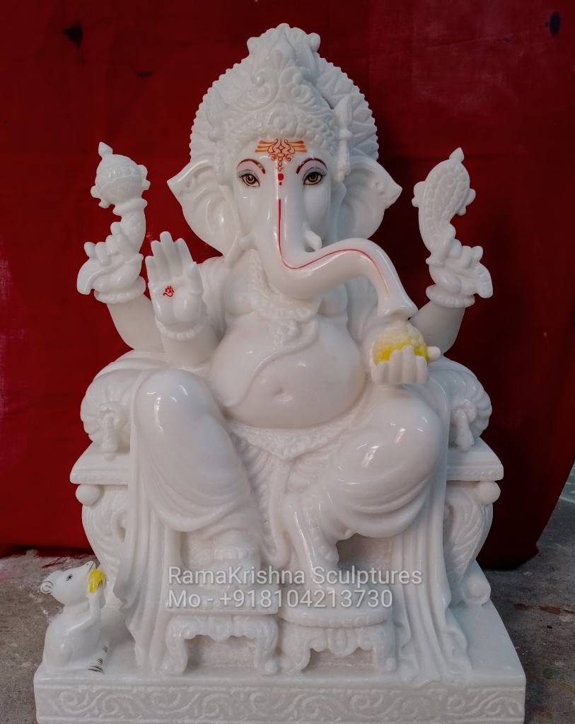 Ganesh Marble Statue Mumbai