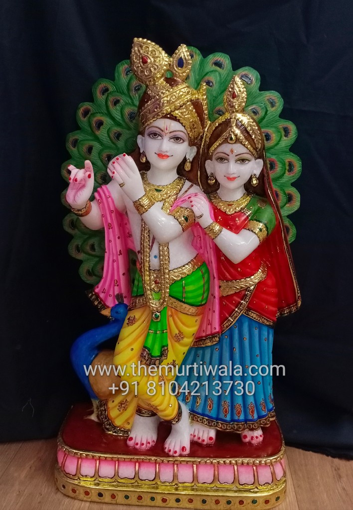 beautiful radha krishna idols