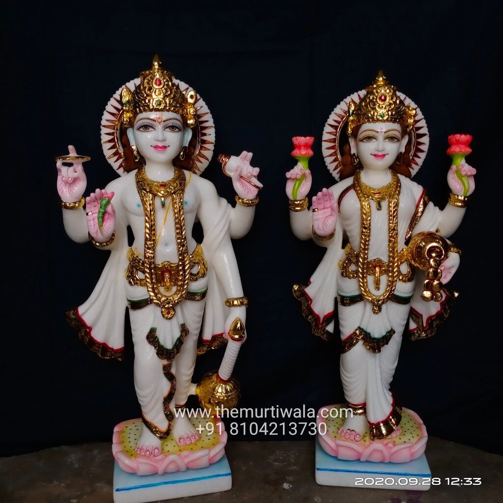 laxmi narayan marble statue