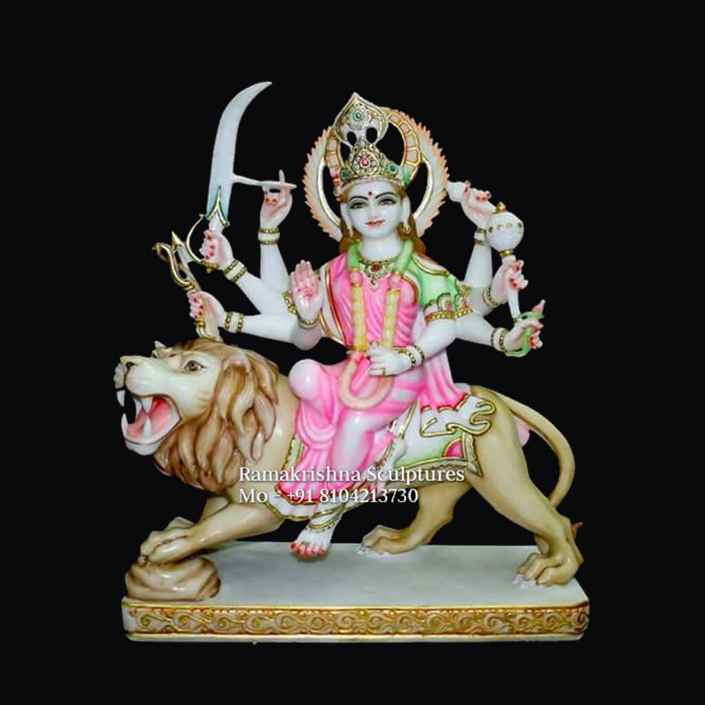 Ambey Maa Marble Statue