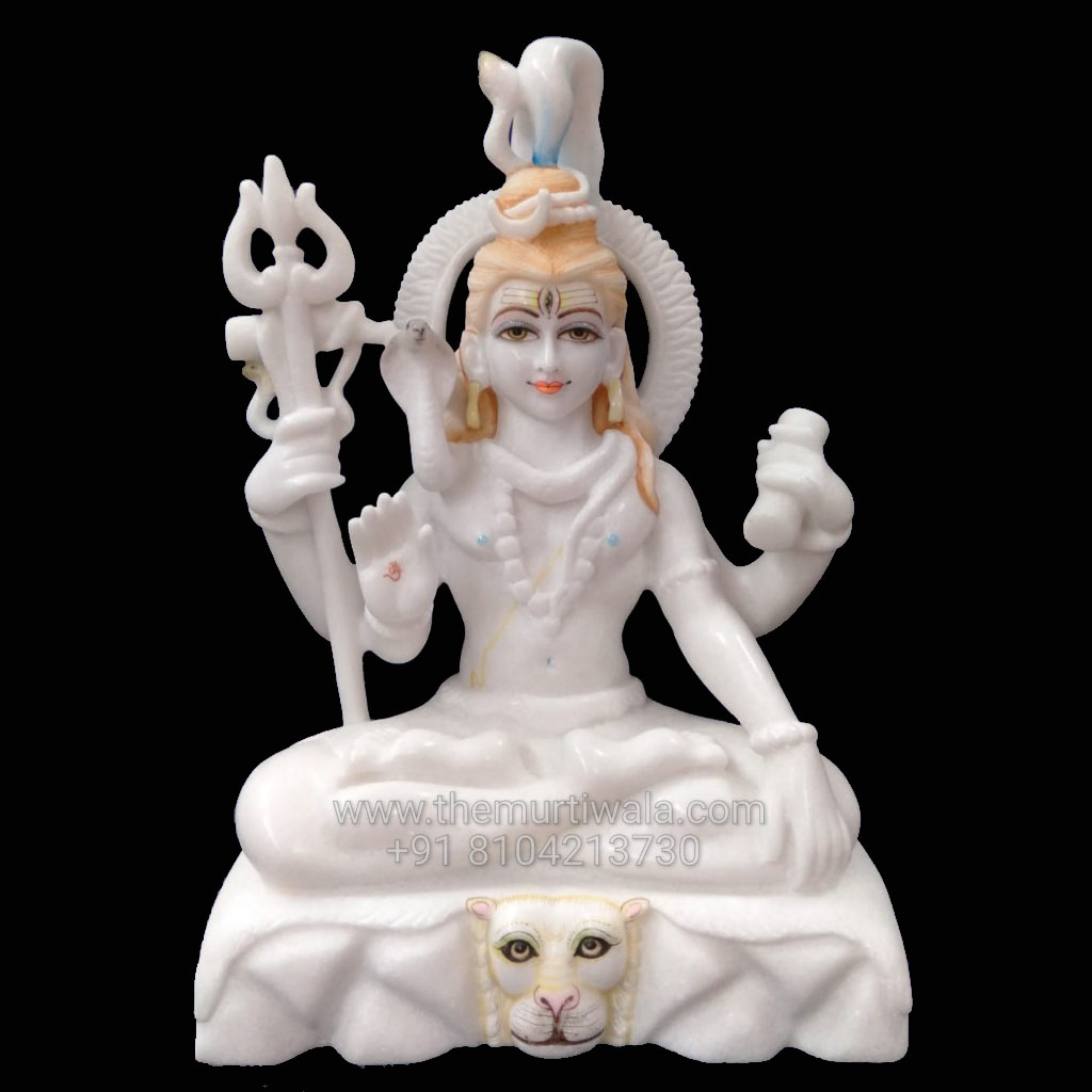 Lord Shiva Marble Statue for sale