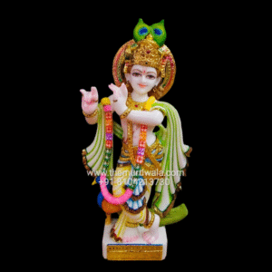 Krishna marble statue