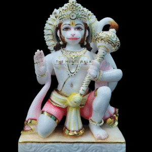 Lord Hanuman Marble Statue
