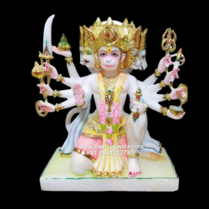 Panchmukhi Hanuman Marble Murti