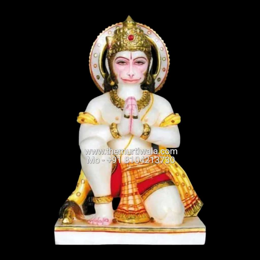 Veer Hanuman Marble Murti