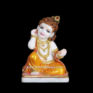 Baby Krishna Marble Statue