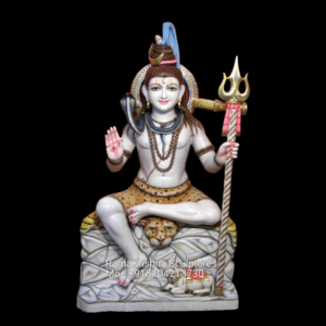Lord Shiva Marble Idol