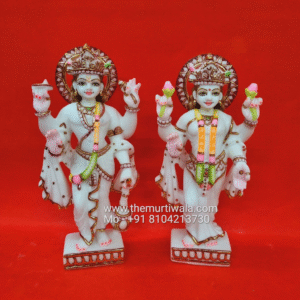 Marble Lakshmi Narayan Statue