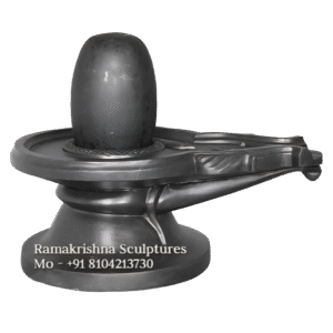 Black Marble Shiv Lingam