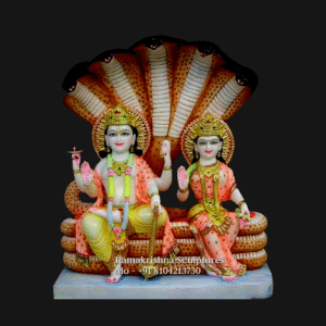 Marble Lakshmi Narayan Statue