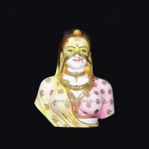 Bani Thani Rajasthani Lady Marble Statue