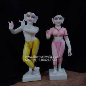 Iskcon Radha Krishna Marble Statues