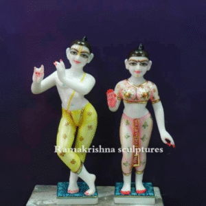 Radha Krishna Marble Statues