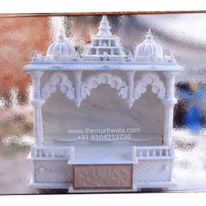 White Marble Temple For Pooja