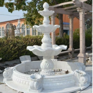 White Marble Fountain