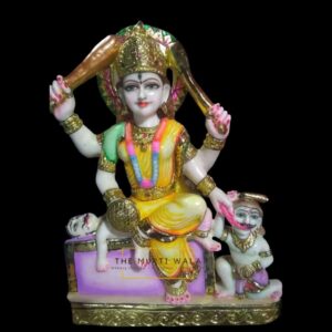 Baglamukhi Maa Marble Murti