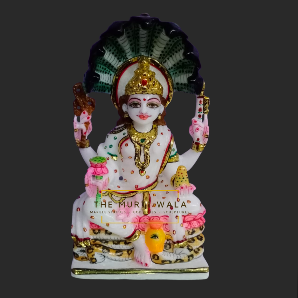 7 inch padmawati mata marble idol for home