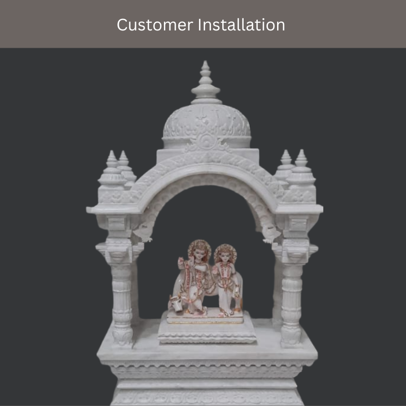 marble ghar mandir 4ft size