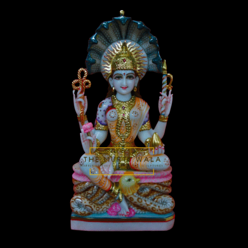 goddess padmawati mata marble murti handcarved