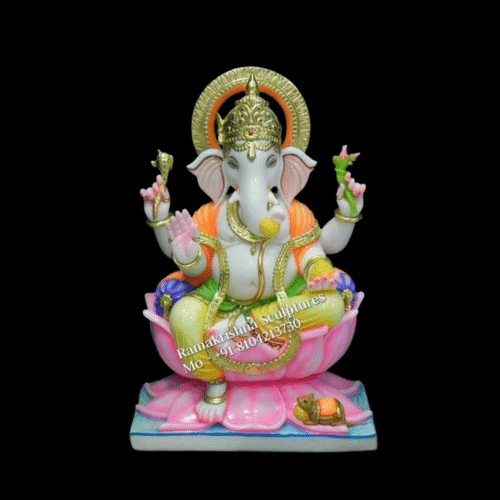 makrana marble ganesh ji murti for home