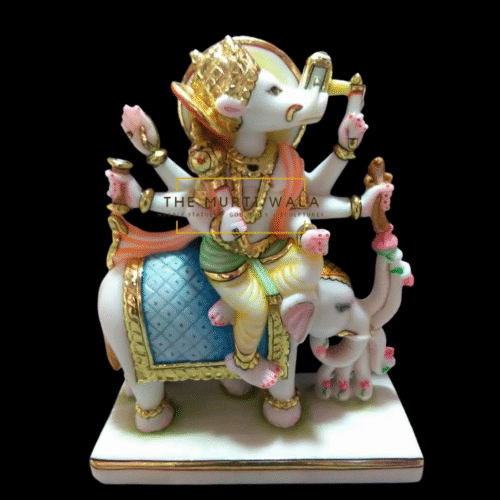 manibhadra marble pratima by themurtiwala
