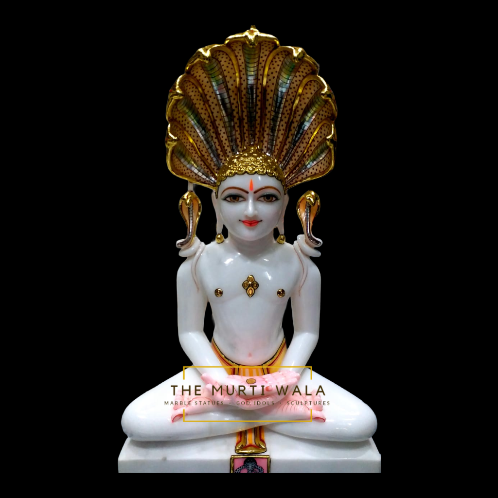 bhagwan parshawnath marble statue for home temple