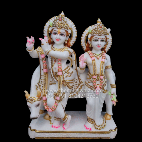 radha krishna statue by themurtiwala
