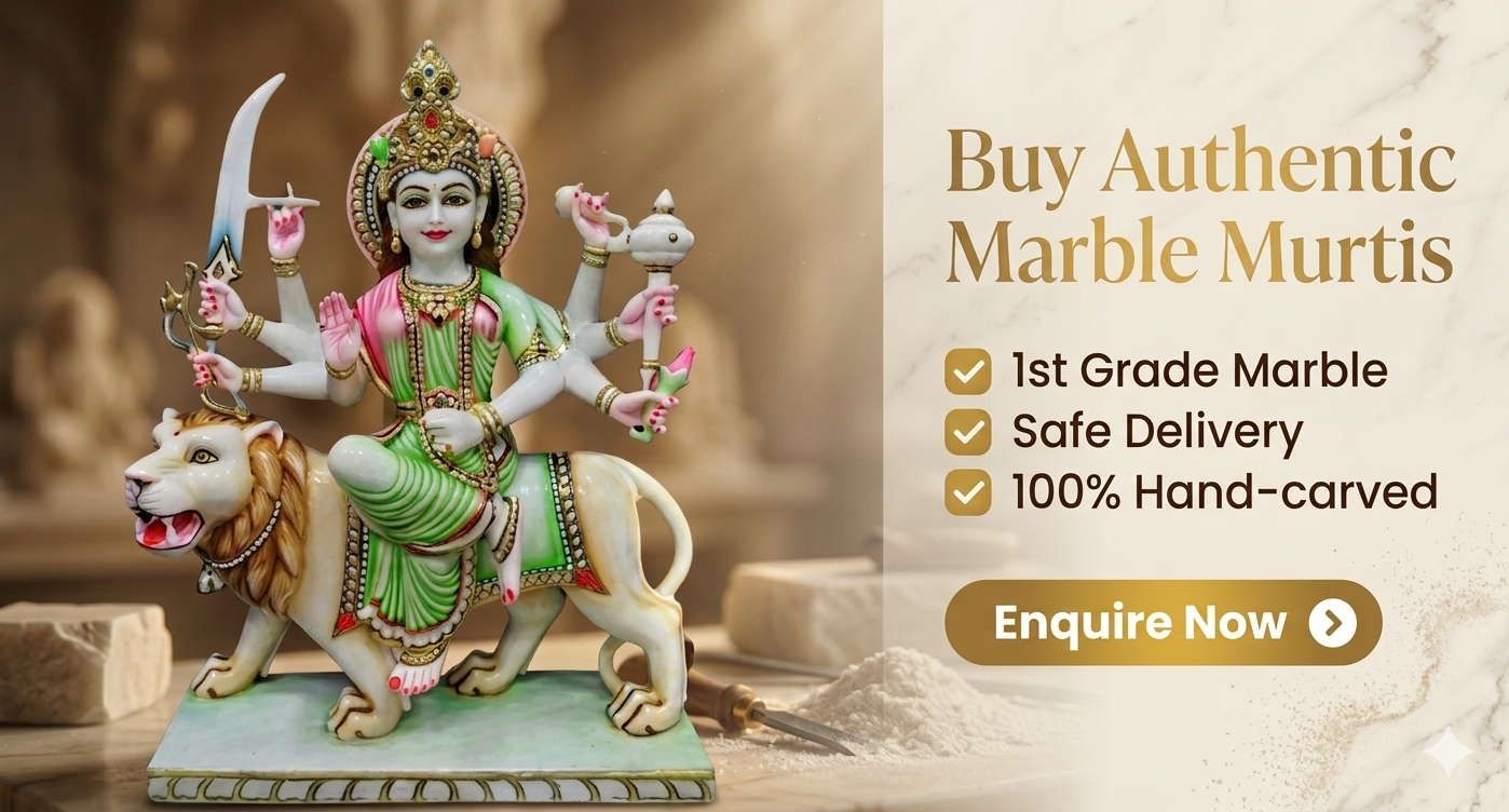 Durga Mata Marble Murti