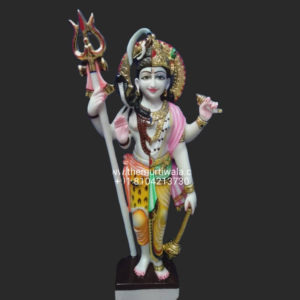 ardhnarishwar marble statue