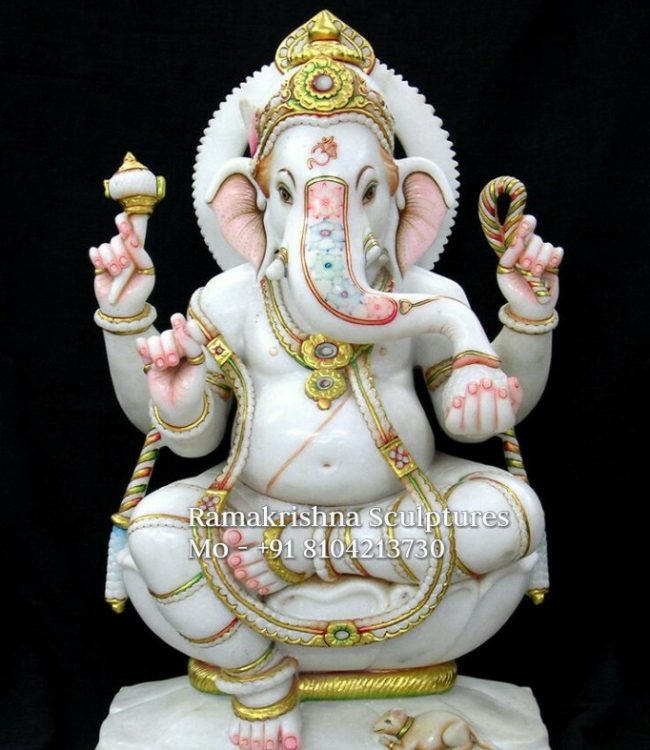 Marble Ganesha Idol for Home